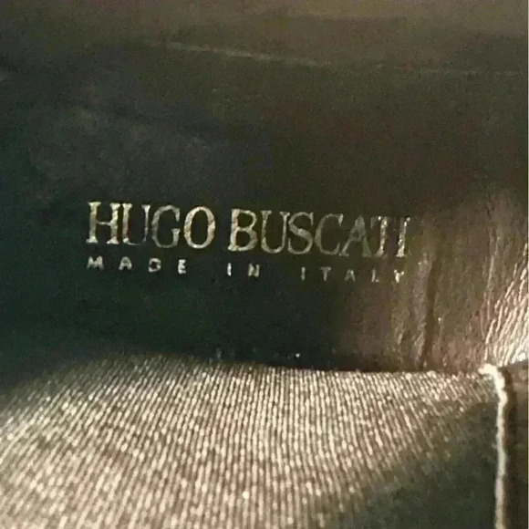 Hugo Buscati Brown Leather Ankle Boots Size: 7m - Picture 7 of 8